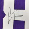 imageAutographedSigned Cris Carter Minnesota Purple Football Jersey JSA COA