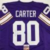 imageAutographedSigned Cris Carter Minnesota Purple Football Jersey JSA COA