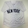 imageAutographedSigned David Cone New York Pinstripe Baseball Jersey Beckett BAS COA