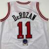 imageAutographedSigned DeMar DeRozan Chicago White Basketball Jersey Beckett BAS COA