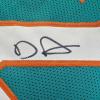 imageAutographedSigned DeVon DeVon Achane Miami Teal Football Jersey Beckett BAS COA