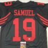 imageAutographedSigned Deebo Samuel San Francisco Black Football Jersey JSA COA