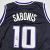 imageAutographedSigned Domantas Sabonis Sacramento Black Basketball Jersey Beckett BAS COA
