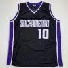 imageAutographedSigned Domantas Sabonis Sacramento Black Basketball Jersey Beckett BAS COA