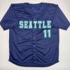 imageAutographedSigned Edgar Martinez Seattle Blue Baseball Jersey JSA COA