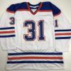 imageAutographedSigned Grant Fuhr Edmonton White Hockey Jersey JSA COA