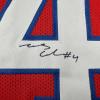 imageAutographedSigned James Cook Buffalo Red Football Jersey Beckett BAS COA