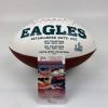 imageAutographedSigned Jason Kelce Philadelphia Eagles Full Size FS White Panel Logo Football JSA COA