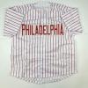 imageAutographedSigned John Kruk Philadelphia Pinstripe Baseball Jersey JSA COA