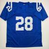 imageAutographedSigned Jonathan Taylor Indianapolis Blue Football Jersey JSA COA