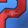 imageAutographedSigned Lou Brock St Louis Blue Baseball Jersey JSA COA