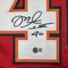 imageAutographedSigned Mike Alstott Tampa Bay Red Football Jersey JSA COA