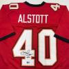 imageAutographedSigned Mike Alstott Tampa Bay Red Football Jersey JSA COA