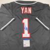 imageAutographedSigned Petr Yan UFC MMA Black Ultimate Fighting Jersey Shirt PSADNA COA