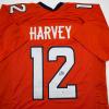 imageAutographedSigned RJ RJ Harvey Denver Orange Football Jersey JSA COA