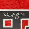 imageAutographedSigned Ron Harper Chicago Red Basketball Jersey PSADNA COA