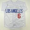 imageAutographedSigned Steve Garvey Los Angeles LA White Baseball Jersey Beckett BAS COA