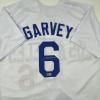 imageAutographedSigned Steve Garvey Los Angeles LA White Baseball Jersey Beckett BAS COA