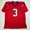 imageAutographedSigned Tank Dell Houston Red Football Jersey Beckett BAS COA