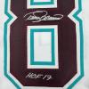 imageAutographedSigned Teemu Selanne HOF Anaheim White Retro Hockey Jersey JSA COA