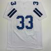imageAutographedSigned Tony Dorsett Dallas White Football Jersey JSA COA