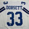 imageAutographedSigned Tony Dorsett Dallas White Football Jersey JSA COA
