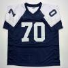 imageAutographedSigned Zack Martin Dallas Thanksgiving Day Football Jersey Beckett BAS COA