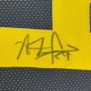 imageFramed AutographedSigned Adam Pacman Jones 35x39 West Virginia Blue College Football Jersey JSA COA