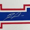 imageFramed AutographedSigned Ronald Acuna Jr 33x42 Atlanta White Retro Baseball Jersey Beckett BAS COA