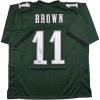 imageAutographedSigned AJ AJ Brown Philadelphia Green Football Jersey Beckett BAS COA