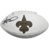 imageAutographedSigned Alvin Kamara New Orleans Saints FS White Panel Logo Football Beckett BAS COA