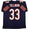 imageAutographedSigned Charles Tillman Peanut Chicago Blue Football Jersey JSA COA