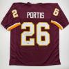 imageAutographedSigned Clinton Portis Washington Burgundy Football Jersey Beckett BAS COA