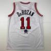 imageAutographedSigned DeMar DeRozan Chicago White Basketball Jersey Beckett BAS COA