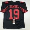 imageAutographedSigned Deebo Samuel San Francisco Black Football Jersey JSA COA