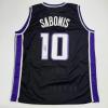 imageAutographedSigned Domantas Sabonis Sacramento Black Basketball Jersey Beckett BAS COA