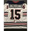 imageAutographedSigned Jamie Langenbrunner Team USA United States White Hockey Jersey JSA COA