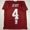 imageAutographedSigned Jerry Jeudy Alabama Red College Football Jersey JSA COA