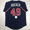 imageAutographedSigned John Rocker Atlanta Blue Baseball Jersey PSADNA COA
