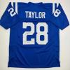 imageAutographedSigned Jonathan Taylor Indianapolis Blue Football Jersey JSA COA
