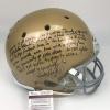 imageAutographedSigned Rudy Ruettiger Full Speech Notre Dame Irish Full Size FS FS Replica College Football Helmet JSA COA