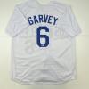 imageAutographedSigned Steve Garvey Los Angeles LA White Baseball Jersey Beckett BAS COA
