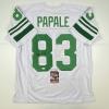 imageAutographedSigned Vince Papale Philadelphia White Football Jersey JSA COA