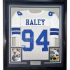 imageFramed AutographedSigned Charles Haley 35x39 Dallas White Football Jersey JSA COA