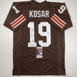 imageAutographedSigned Bernie Kosar Cleveland Brown Football Jersey JSA COA