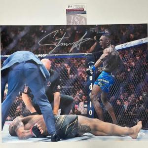 imageAutographedSigned Israel Izzy Adesanya UFC MMA Ultimate Fighting 16x20 Photo JSA COA