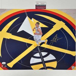 imageAutographedSigned Nikola Jokic Denver Nuggets 16x20 Basketball Photo JSA COA 2