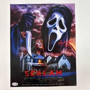 imageAutographedSigned Skeet Ulrich Inscribed Billy Scream 1996 11x14 Movie Poster Photo JSA COA