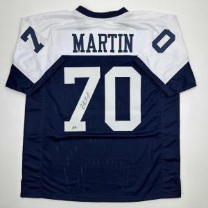 imageAutographedSigned Zack Martin Dallas Thanksgiving Day Football Jersey Beckett BAS COA