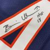 imageAutographedSigned Brian Urlacher HOF 18 Chicago Blue Football Jersey Beckett BAS COA
